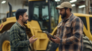 Man Buying Equipment