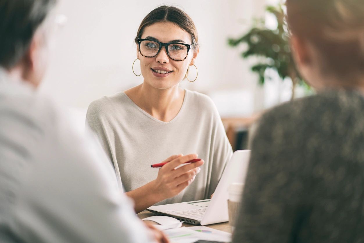 Woman in a Meeting